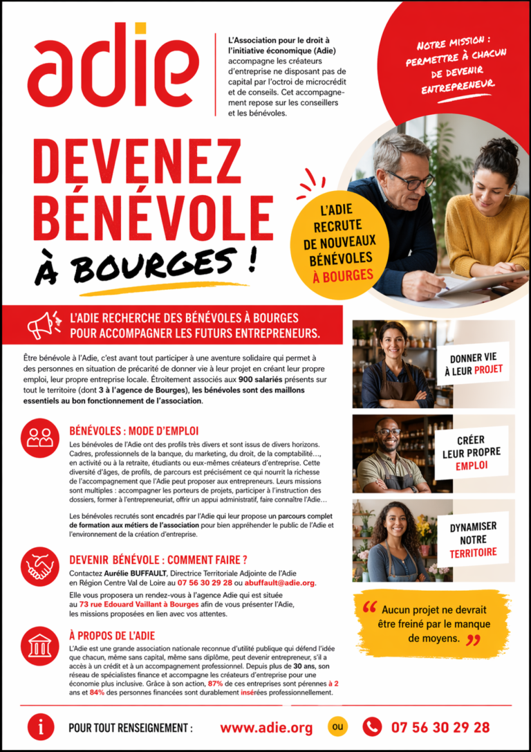 ADIE recrute des bénévoles