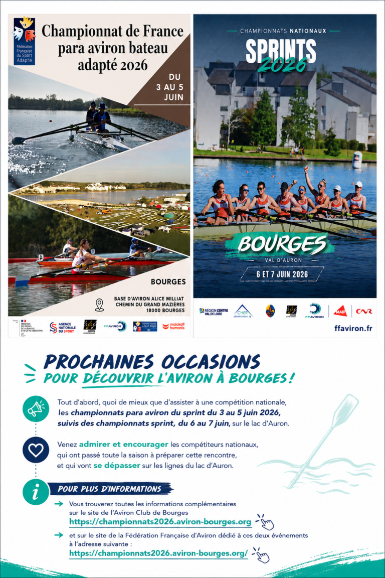 Les Championnats nationaux d’aviron